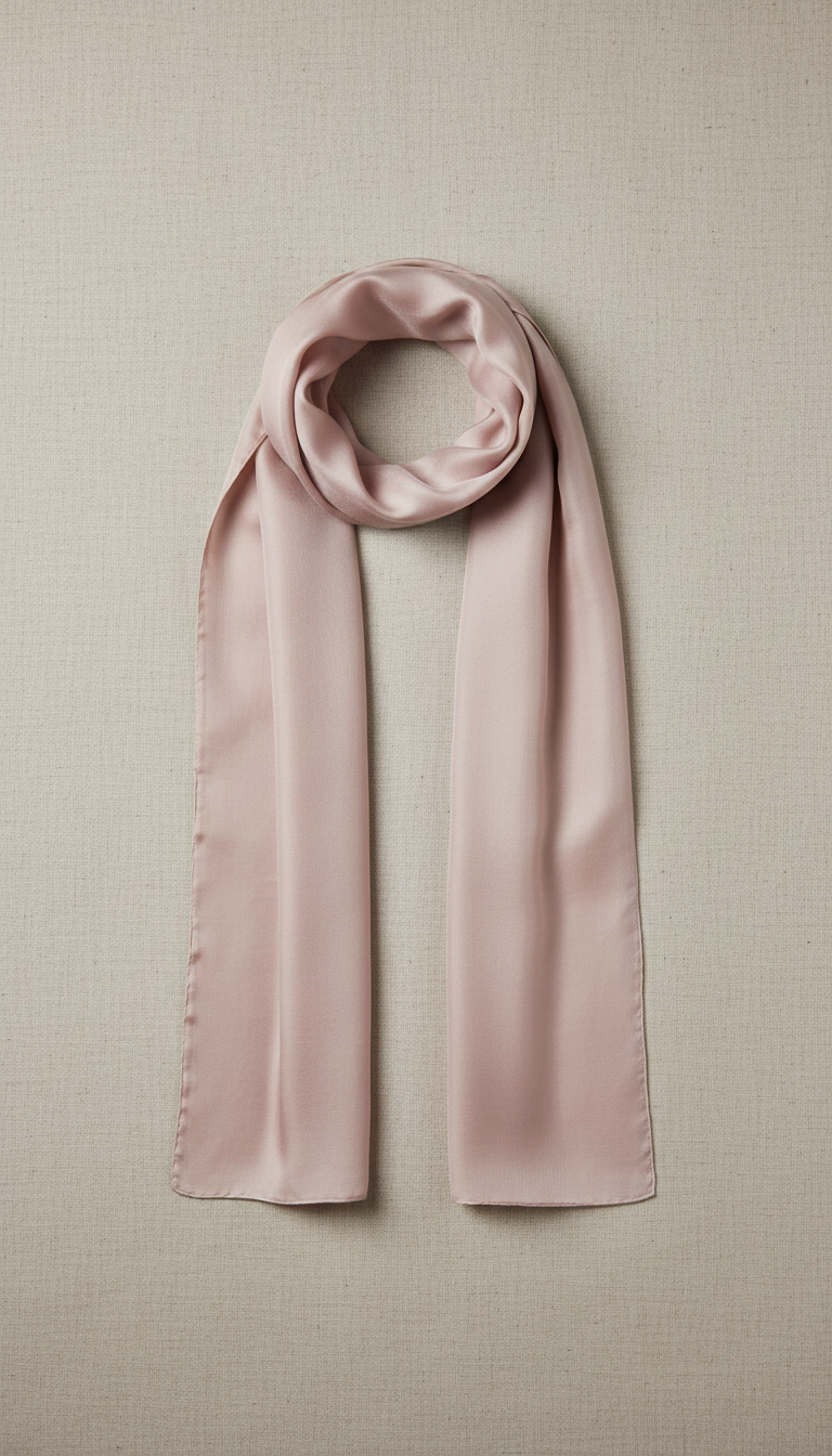 Women's Blush Silk Scarf