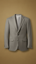 Stone Grey Wool Tailored Blazer